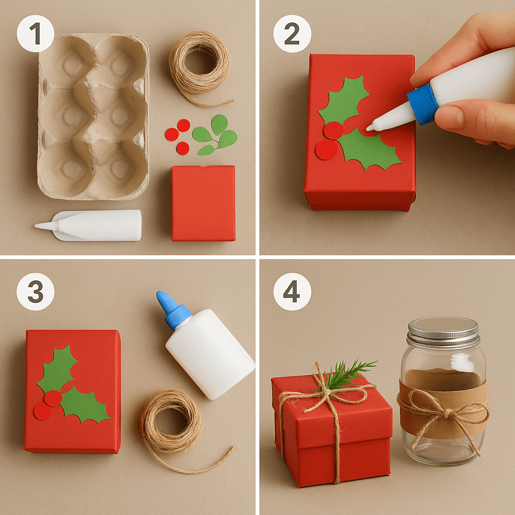 step by step DIY Christmas Gift